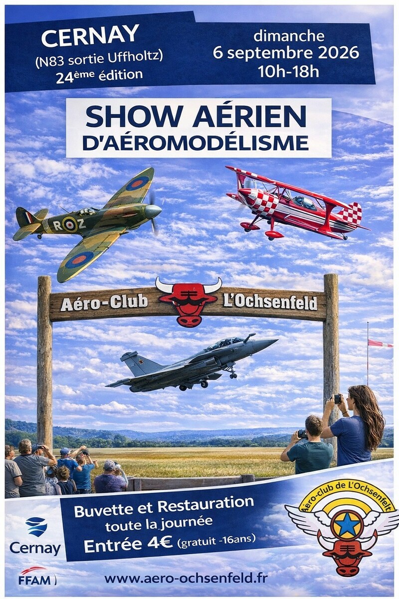 SHOW AÉRIEN D’AÉROMODÉLISME – 24ᵉ ÉDITION