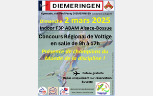 Concours voltige indoor à Diemeringen