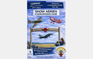 SHOW AÉRIEN D’AÉROMODÉLISME – 24ᵉ ÉDITION