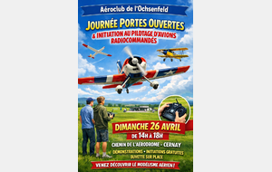 Ouverture du terrain: prenez les commandes d’un avion… radiocommandé !