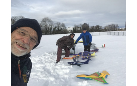 Un après midi d’hiver! On a fait la trace !